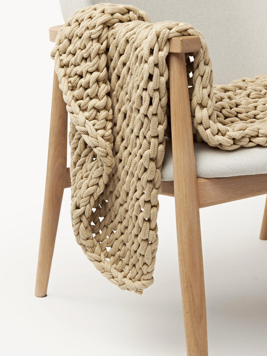 Handmade Chunky Knit Blanket Adyna