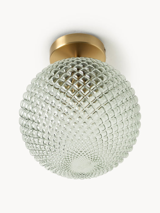 Small Glass Ceiling Lamp Lorna