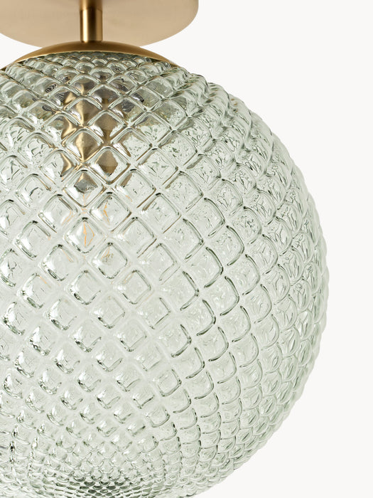 Small Glass Ceiling Lamp Lorna