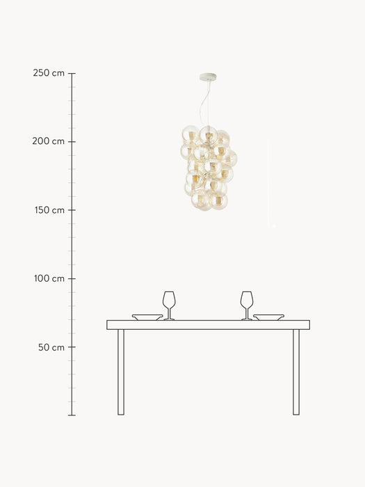 Glass Design Pendant Light Bubbles