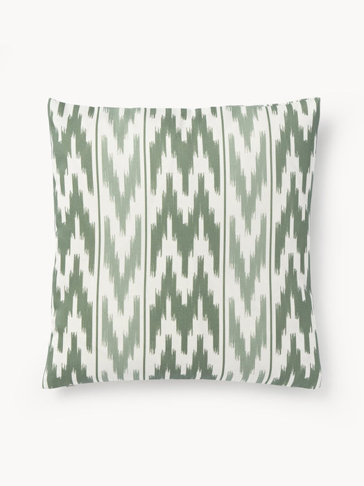 Outdoor Cushion Cover Maillot with Ikat Pattern