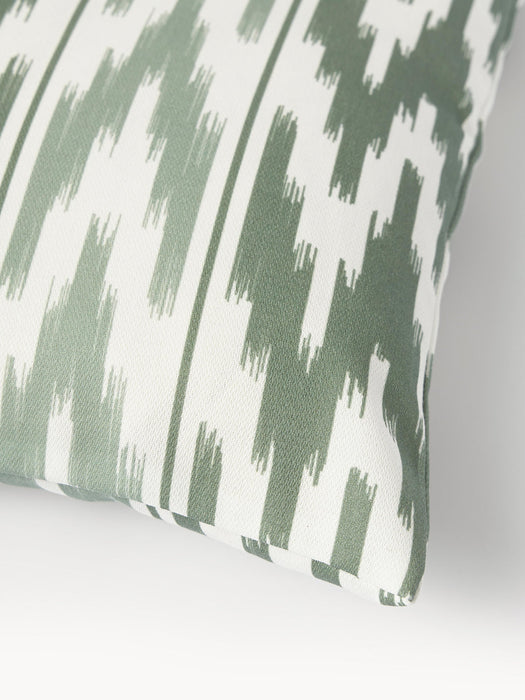 Maillot Outdoor Cushion Cover with Ikat Pattern
