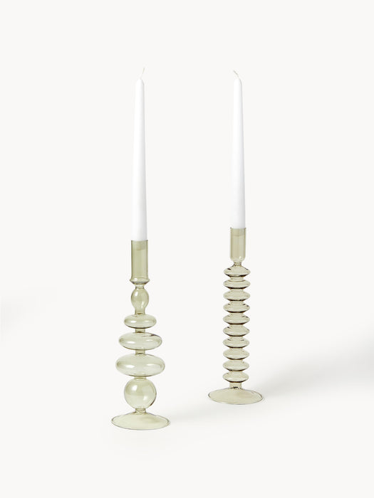 Candle Holders Clea Set of 2