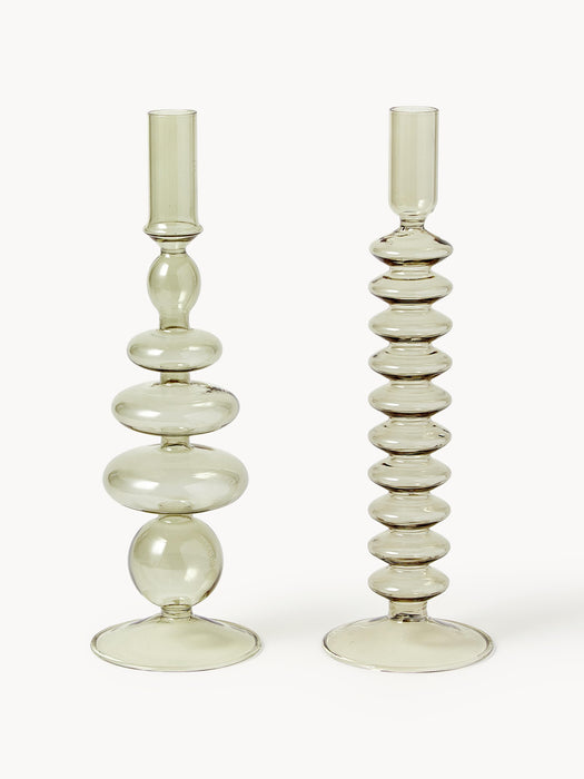 Candle Holders Clea Set of 2