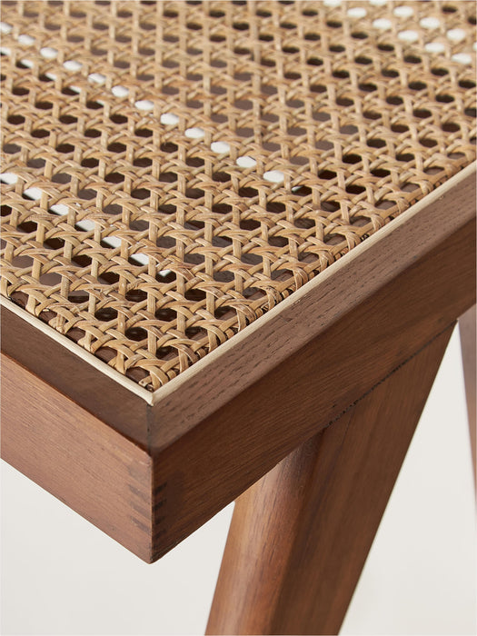 Stool Sissi with Viennese Wickerwork