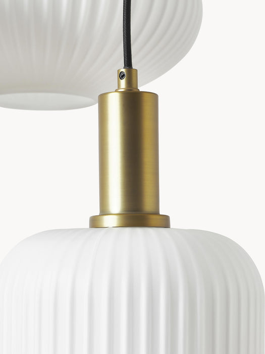 Opal Glass Cluster Pendant Light Candela