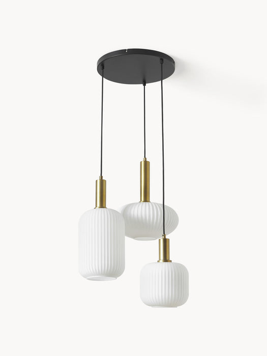 Candela Opal Glass Cluster Pendant Light