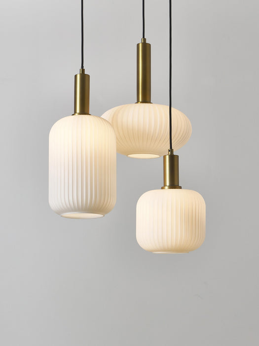 Opal Glass Cluster Pendant Light Candela