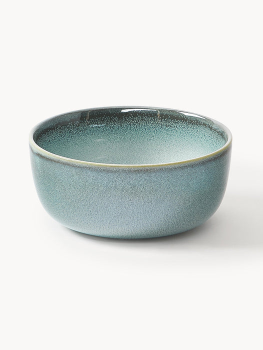 Havana Bowls with Reactive Glaze, Set of 4