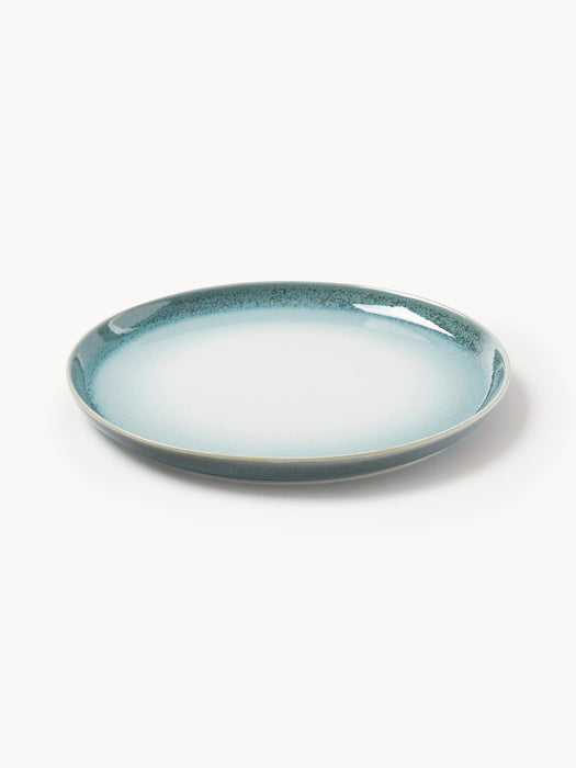 Reactive Glaze Dinner Plates Havana Set of 4