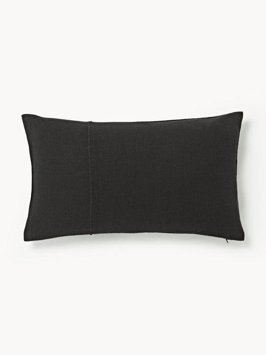 Terre Hand-Woven Cushion Cover with Decorative Seam