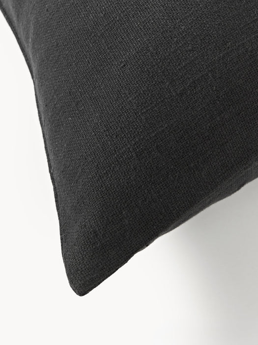Terre Hand-Woven Cushion Cover with Decorative Seam