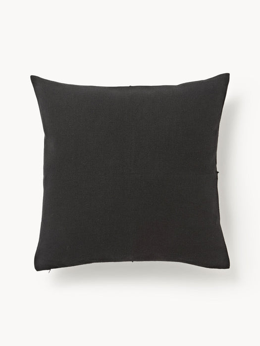 Terre Hand-Woven Cushion Cover with Decorative Seam