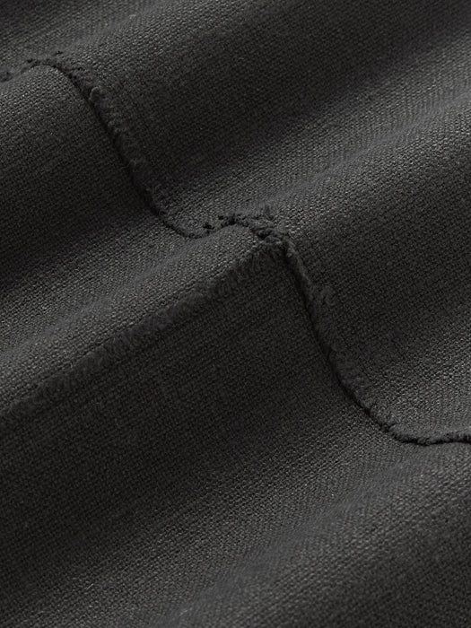 Terre Hand-Woven Cushion Cover with Decorative Seam