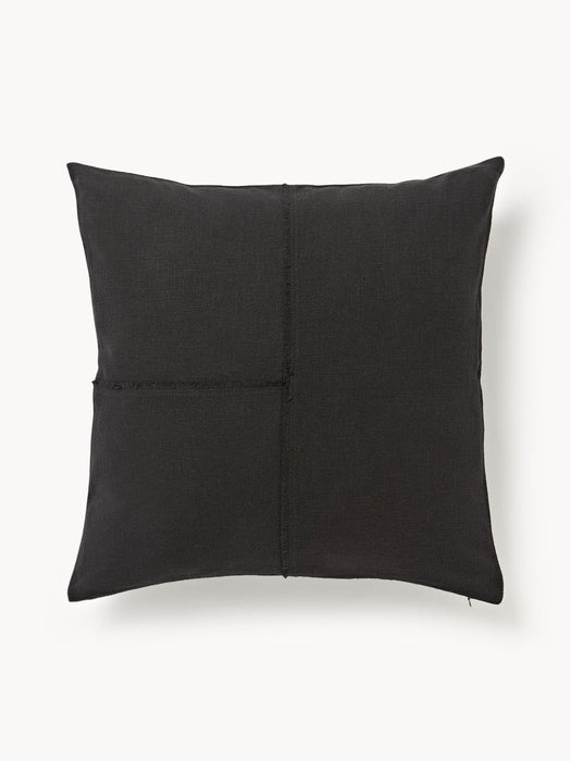 Terre Hand-Woven Cushion Cover with Decorative Seam