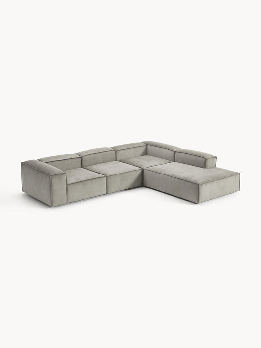Lennon Corduroy Modular Corner Sofa (4-seater)