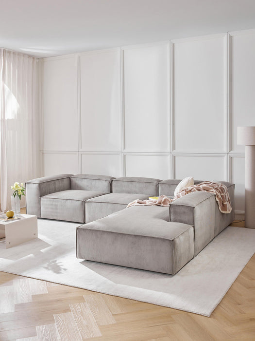 Lennon Corduroy Modular Corner Sofa (4-seater)