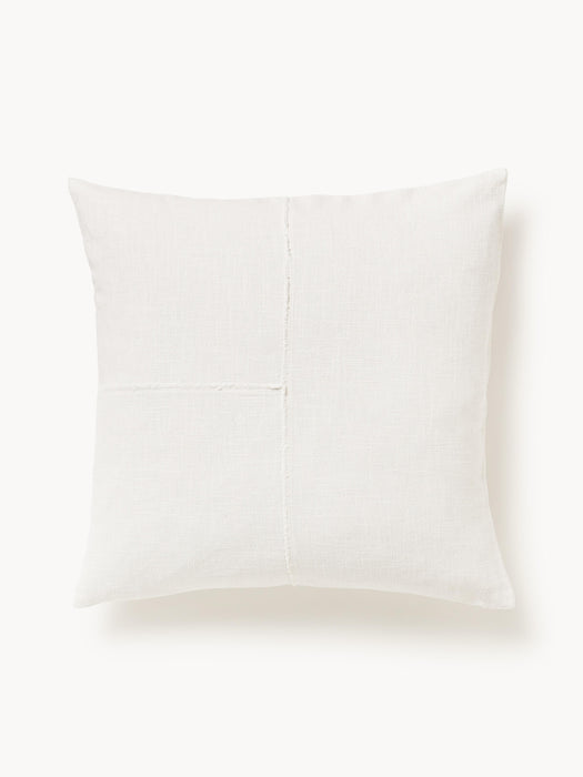 Handwoven Cushion Cover Terre with Decorative Seam