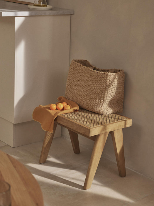 Stool Sissi with Viennese Wickerwork