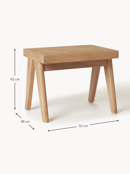 Stool Sissi with Viennese Wickerwork