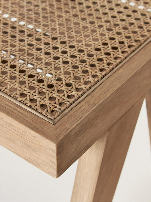 Stool Sissi with Viennese Wickerwork