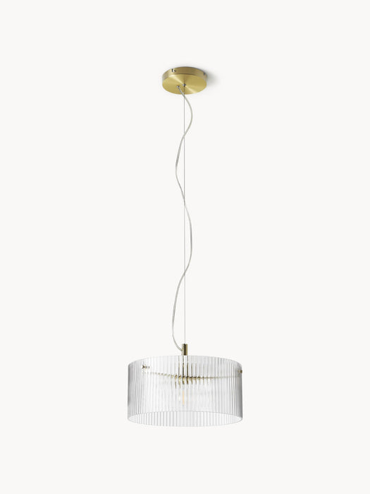 Emmi Ribbed Glass Pendant Light