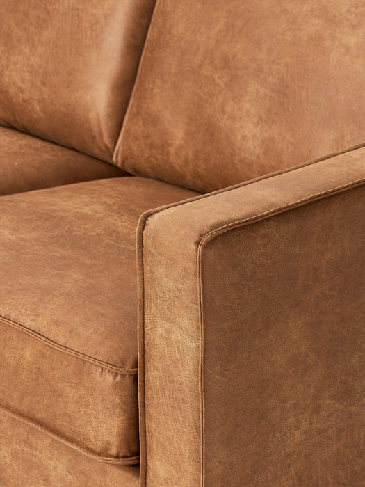 XL Leather Corner Sofa Hunter