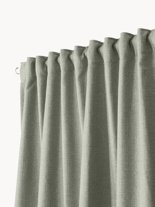 Jensen Opaque Multi-Band Curtains, Set of 2, W 130 cm