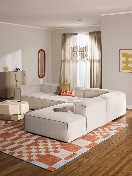 Lennon Corduroy Modular Corner Sofa (4-seater)
