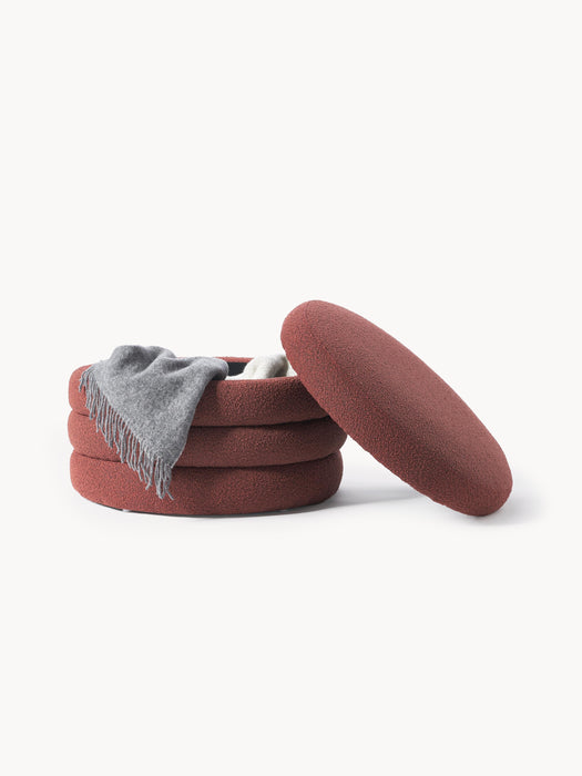 XL Boucl Stool Alto with Storage Space