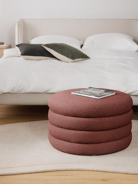 XL Boucl Stool Alto with Storage Space