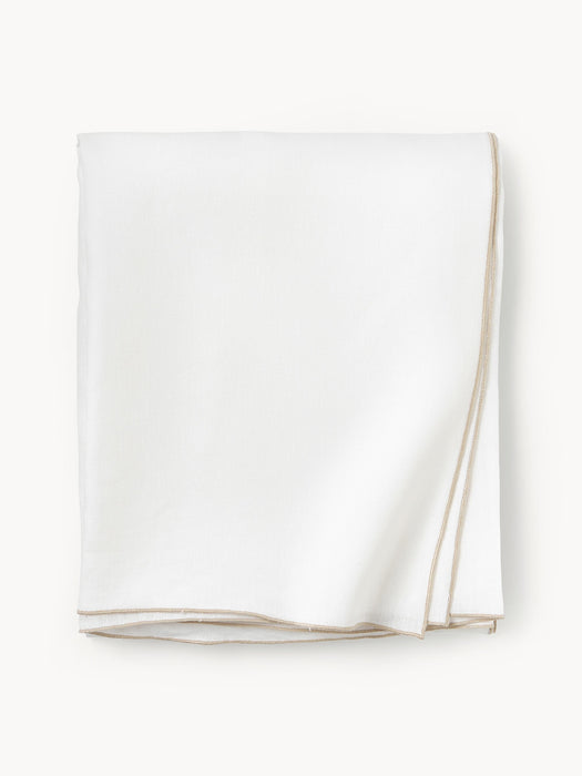 Linen Tablecloth Kennedy with Decorative Edging