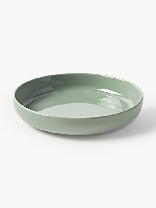 Nessa Porcelain Pasta Plates, Set of 4