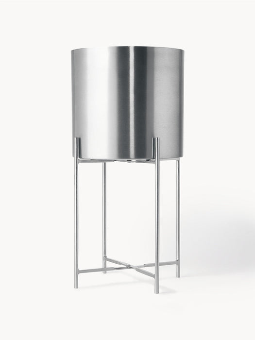 Mina Metal Cover Pots, Set of 2
