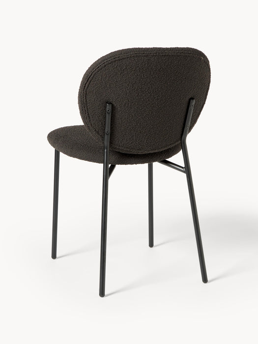 Upholstered Boucl Dining Chairs Ulrica Set of 2