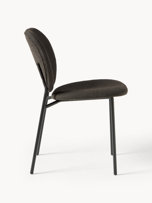 Upholstered Boucl Dining Chairs Ulrica Set of 2