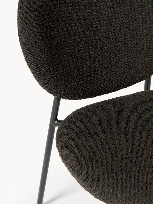 Upholstered Boucl Dining Chairs Ulrica Set of 2