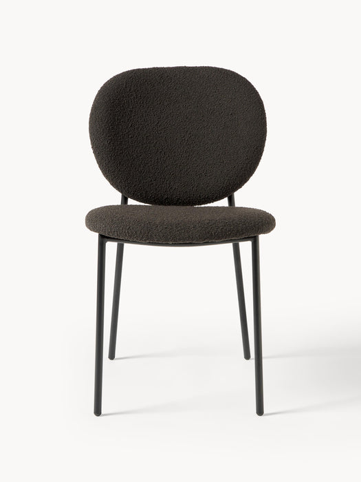 Upholstered Boucl Dining Chairs Ulrica Set of 2