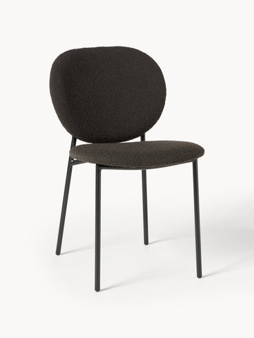 Ulrica Upholstered Bouclé Dining Chairs, Set of 2