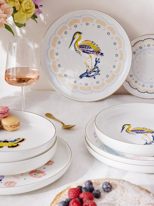 Flamboyant Dinner Plates, Set of 4