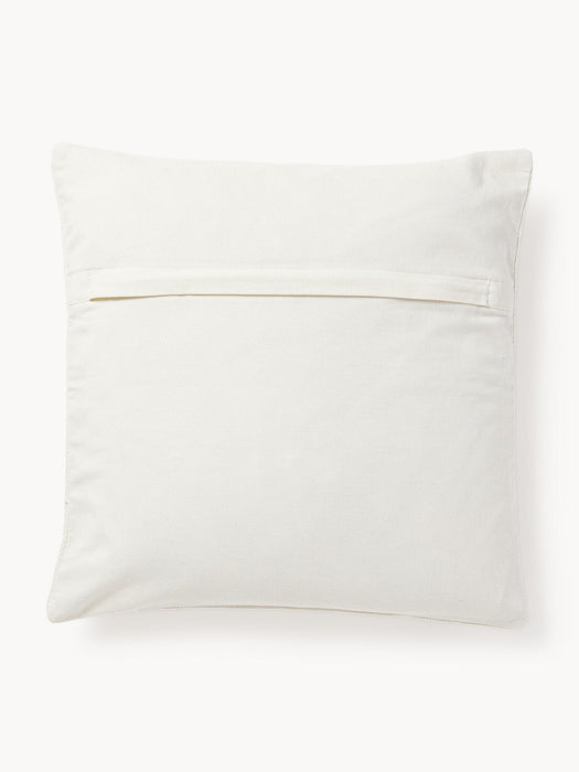 Vahid Embroidered Cotton Cushion Cover with a High-Low Texture