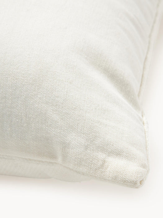 Vahid Embroidered Cotton Cushion Cover with a High-Low Texture