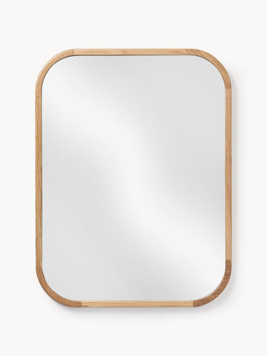Levan Wall Mirror with Oak Wood Frame