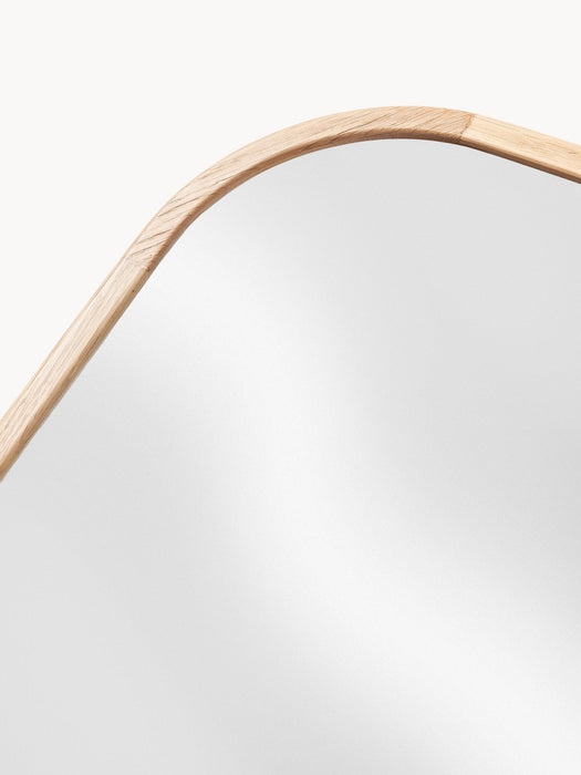 Levan Wall Mirror with Oak Wood Frame