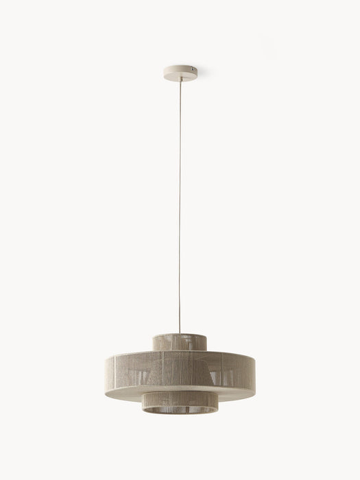 Lace Large Linen Thread Pendant Light