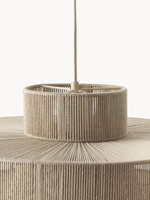 Lace Large Linen Thread Pendant Light