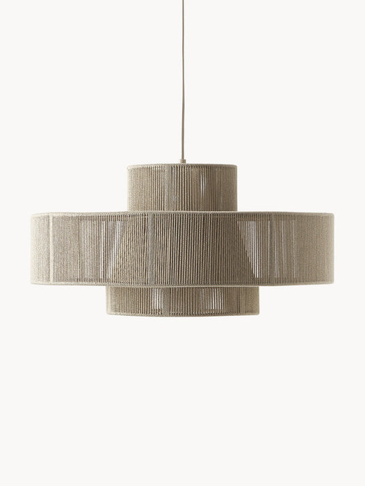 Lace Large Linen Thread Pendant Light