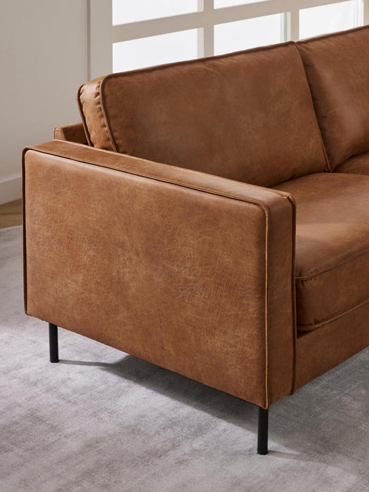 Hunter Leather Corner Sofa (4-seater)