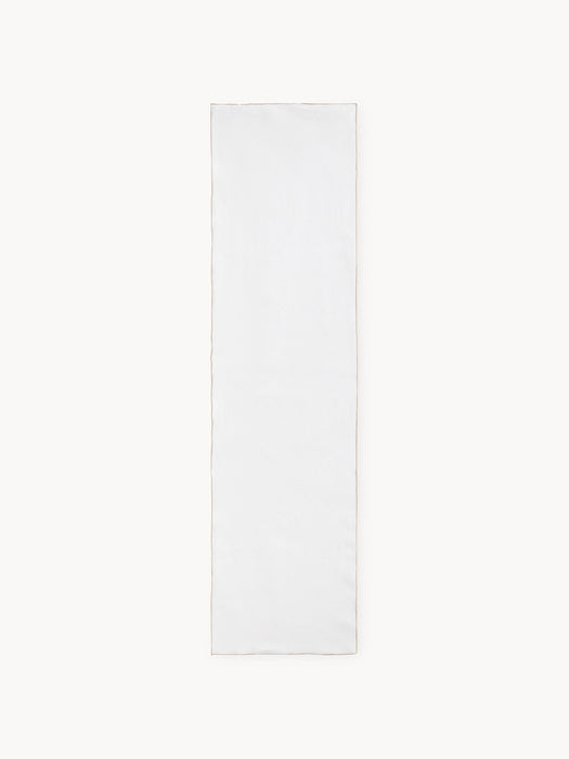 Linen Table Runner Kennedy with Decorative Edging