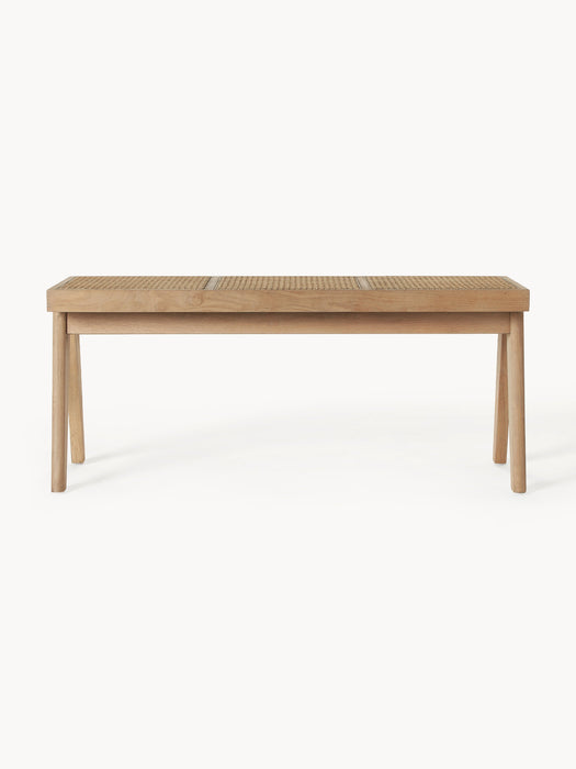 Bench Sissi with Viennese Wickerwork